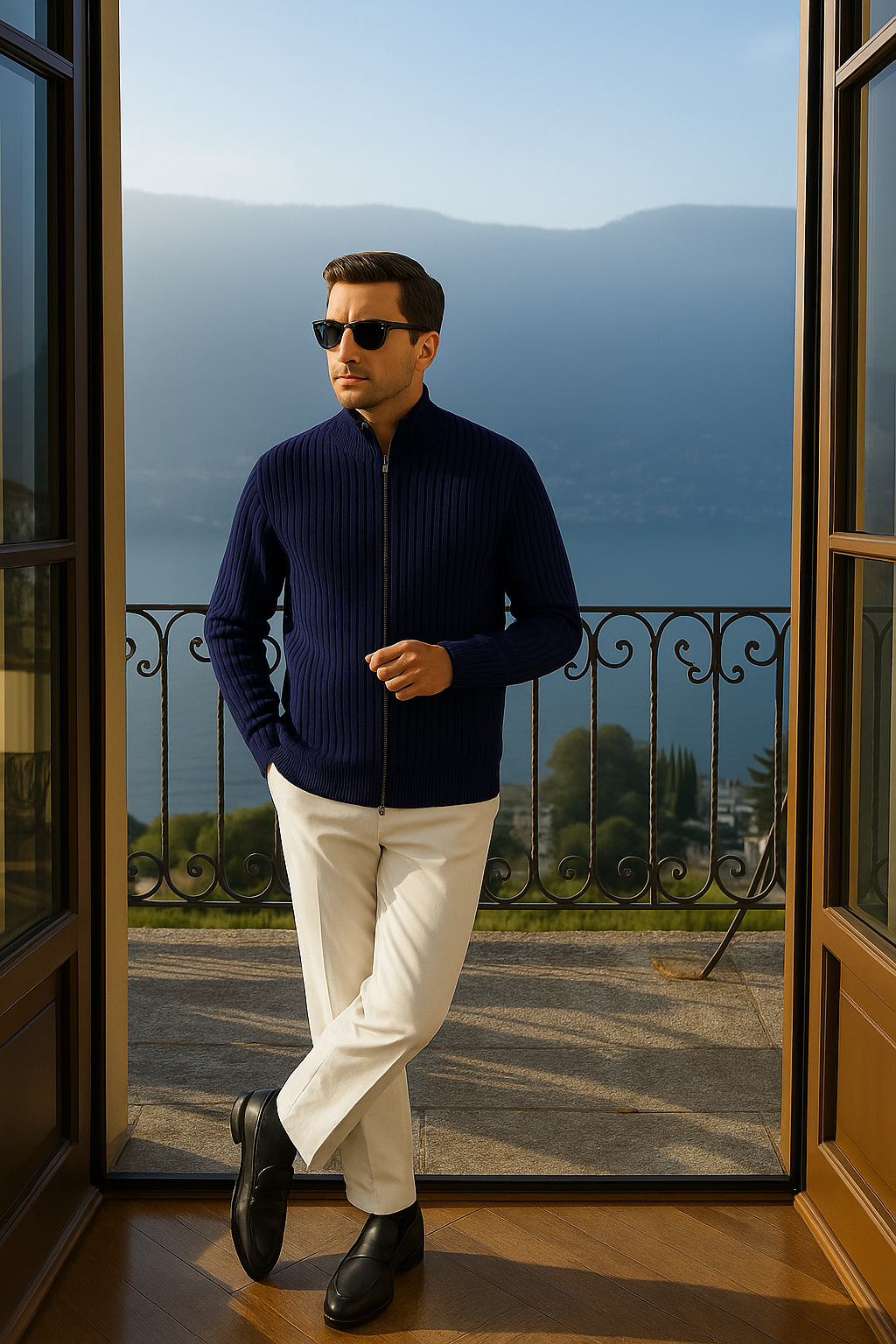 Jasper – Elegant Cashmere Knitted Vest