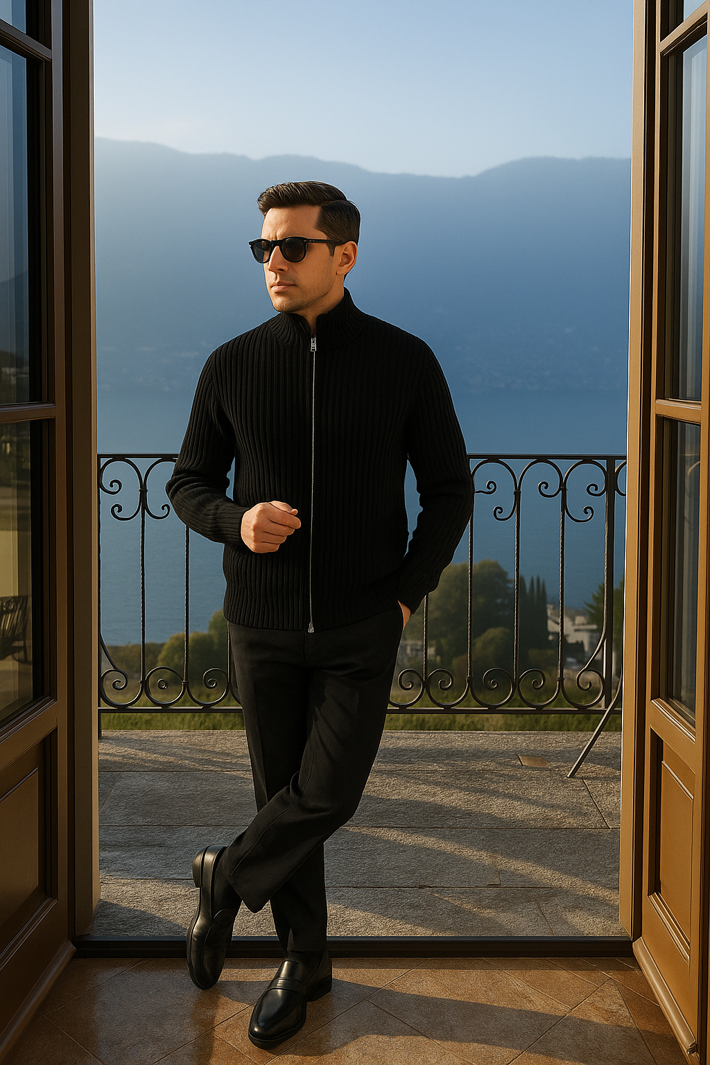 Jasper – Elegant Cashmere Knitted Vest