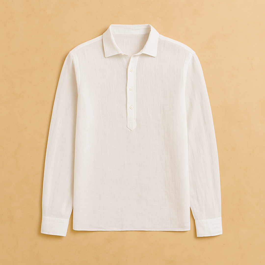Gianni - Comfortable summer shirt in Italian linen