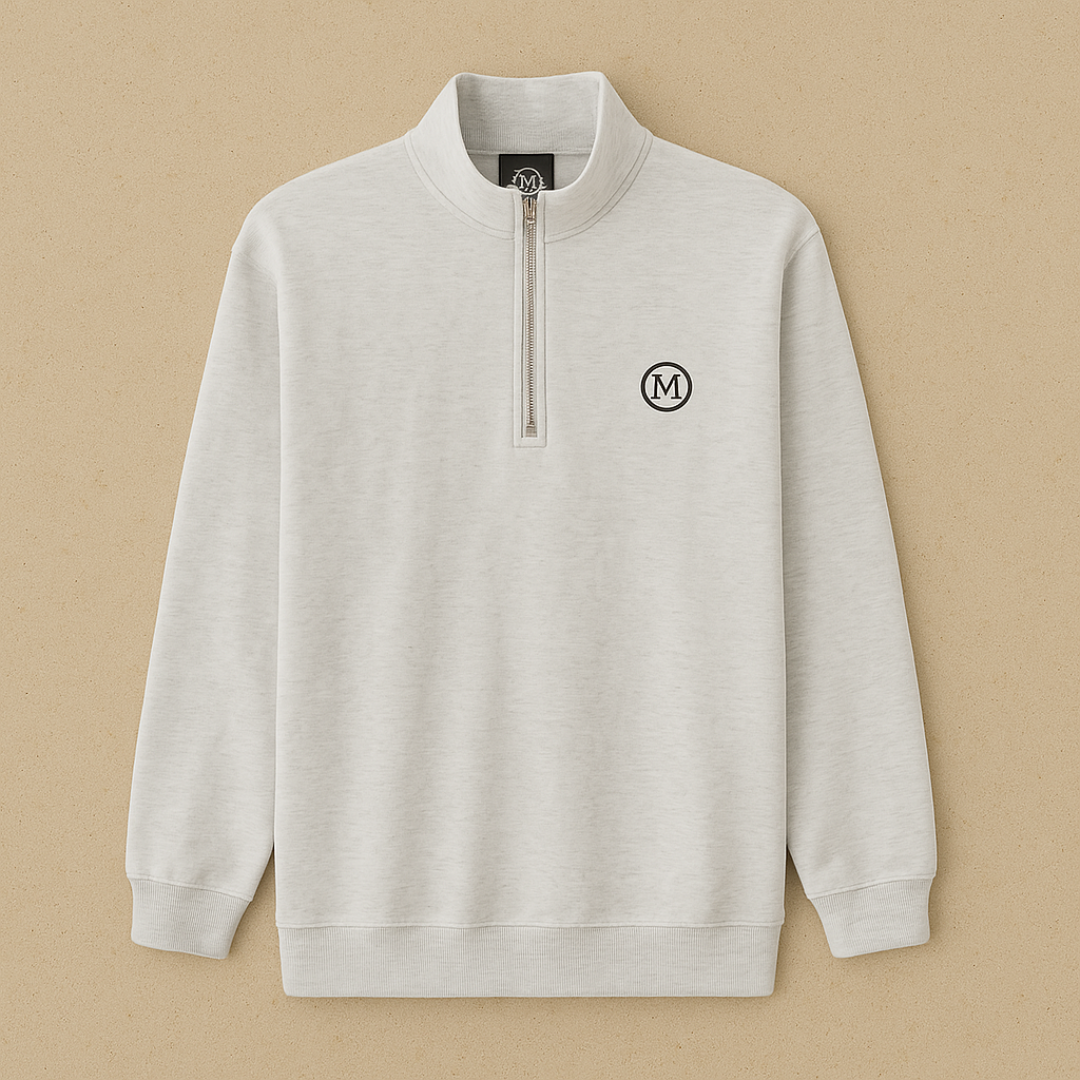 Henrik – Stylish Half-Zip Sweater for Men
