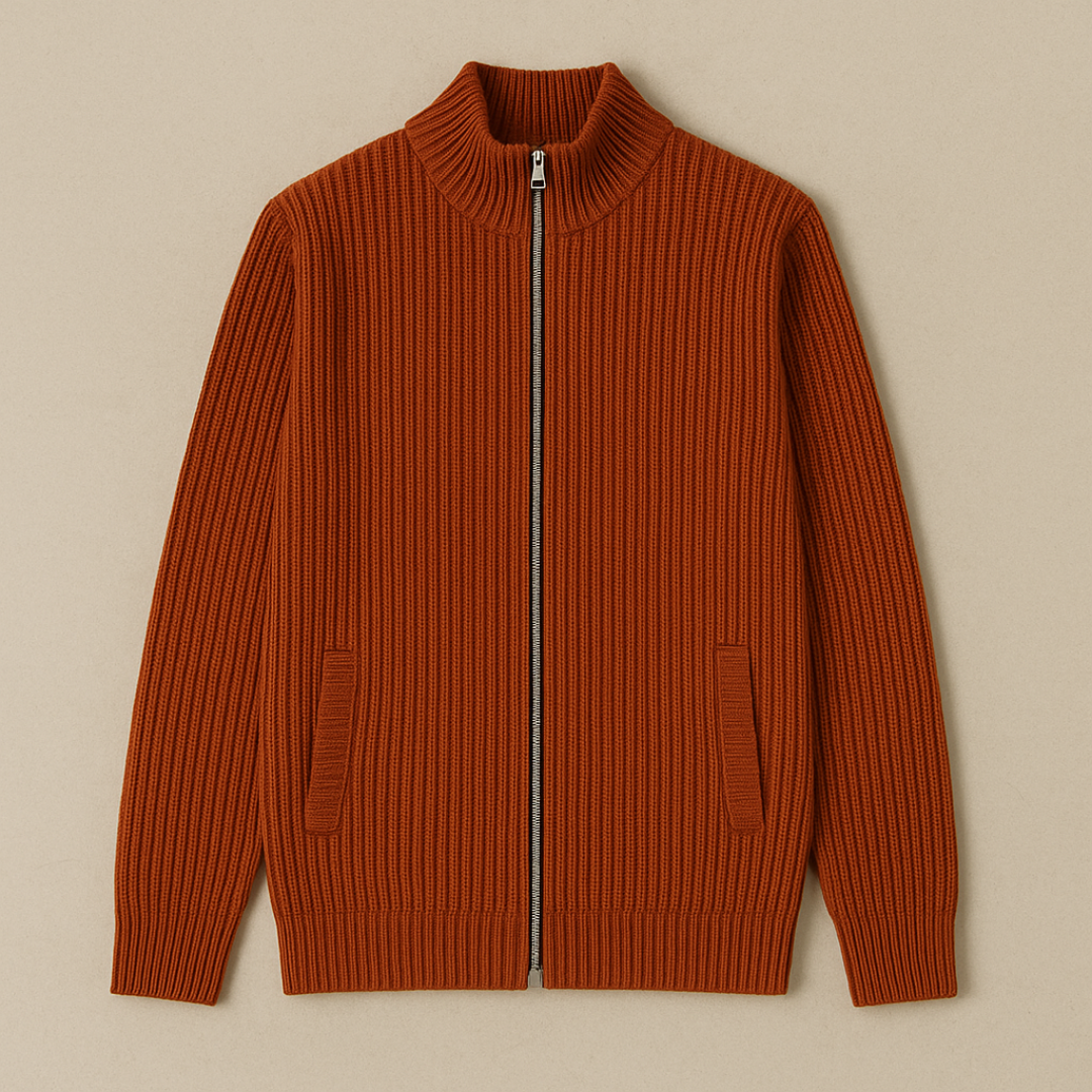Jasper – Elegant Cashmere Knitted Vest