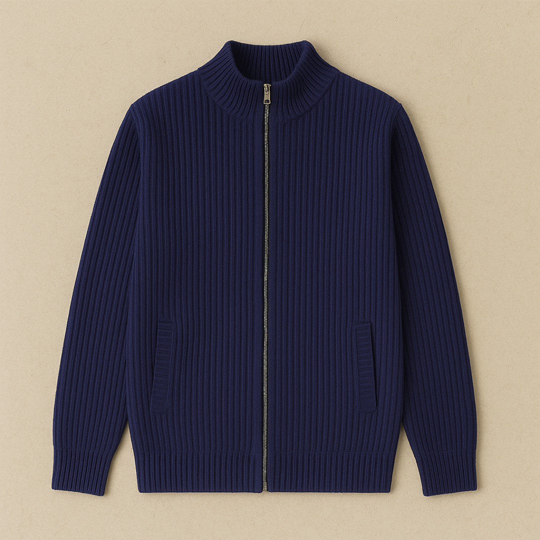 Jasper – Elegant Cashmere Knitted Vest