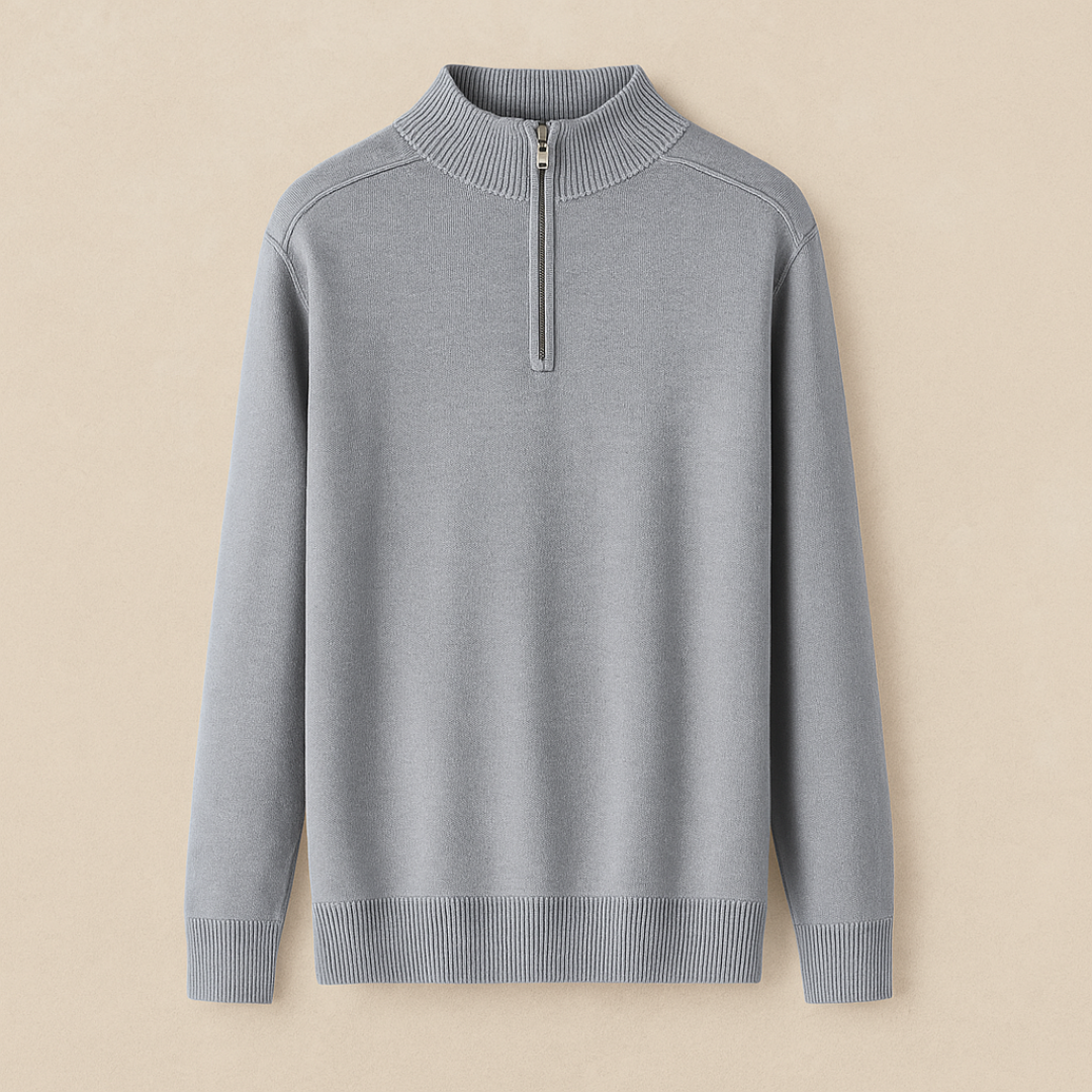 Jonas – Timeless Wool Half-Zip Sweater