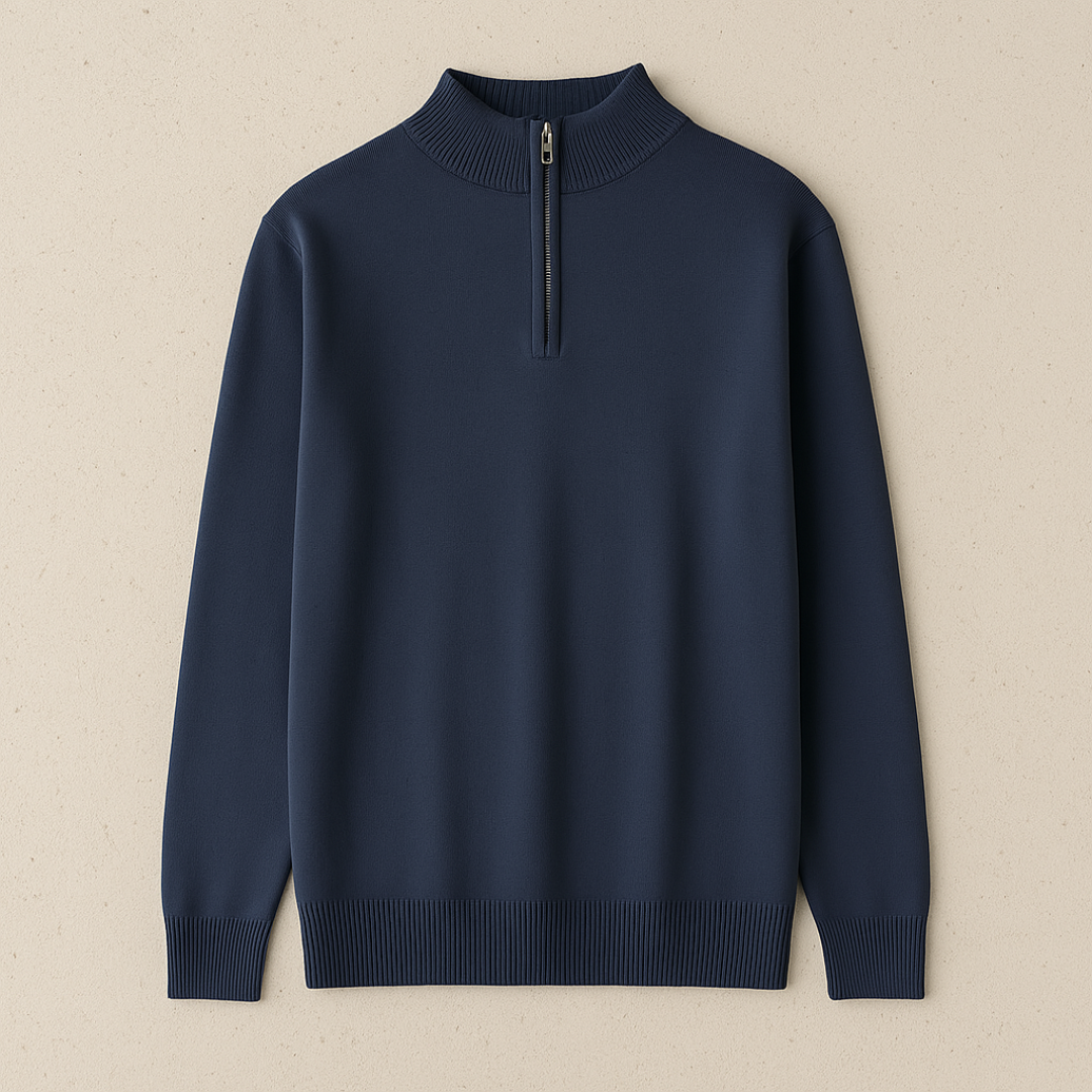 Jonas – Timeless Wool Half-Zip Sweater