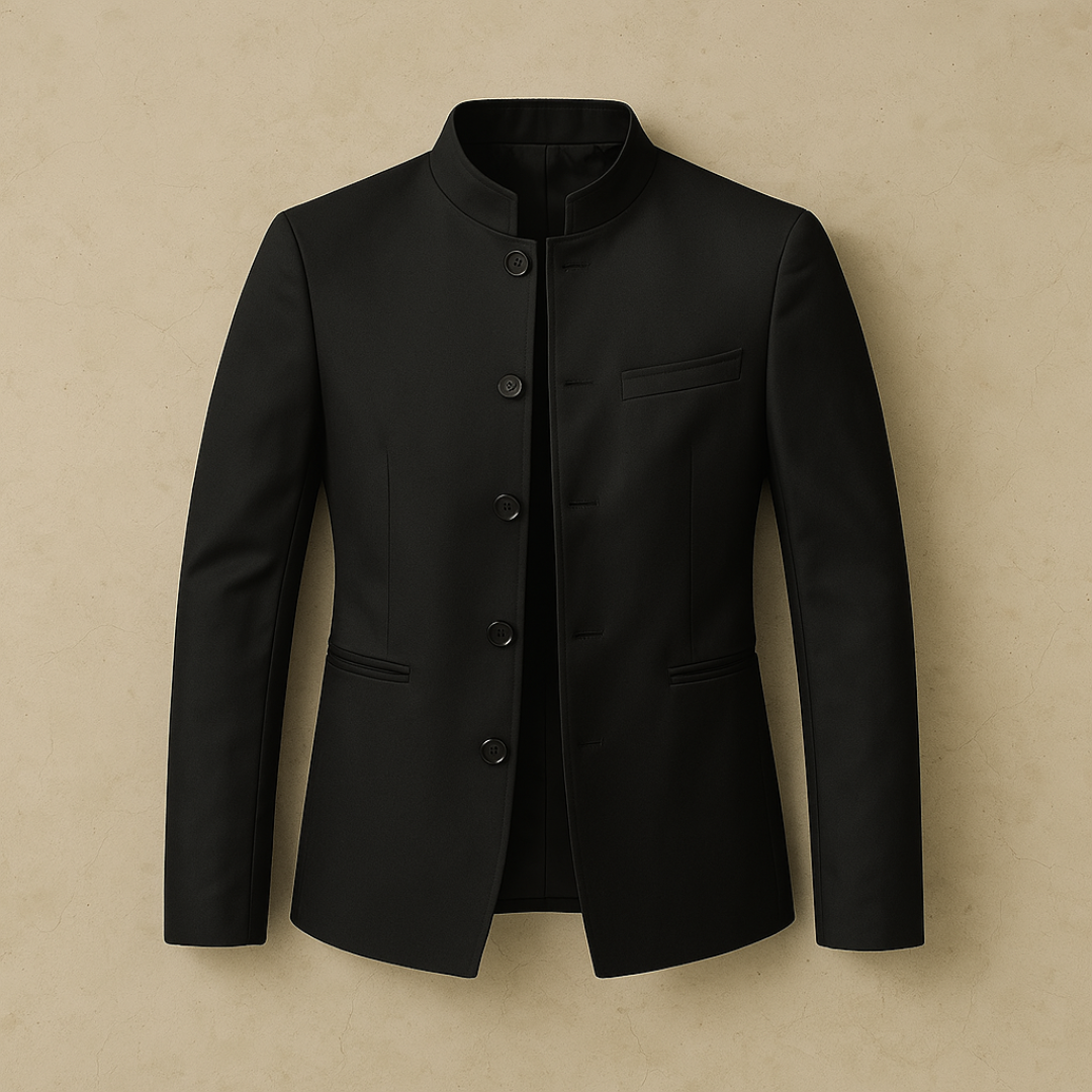 Lars - Elegant Raised Collar Summer Blazer