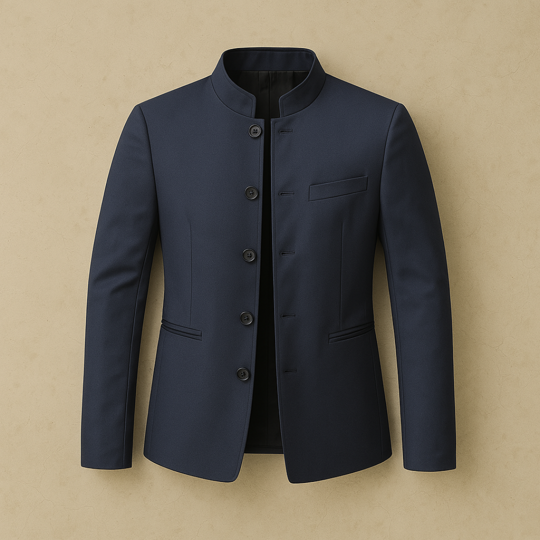 Lars - Elegant Raised Collar Summer Blazer