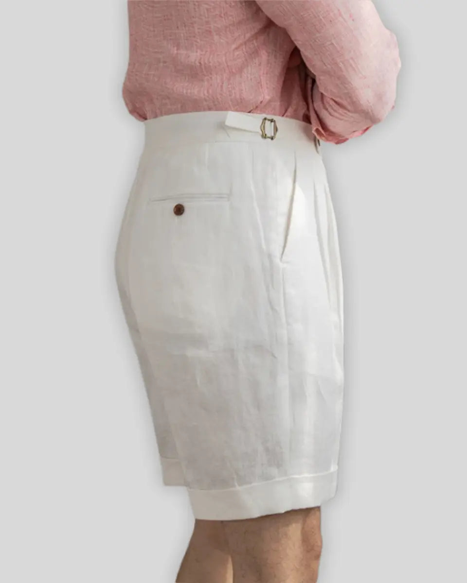 Lars – Elegant Pleated Summer Shorts