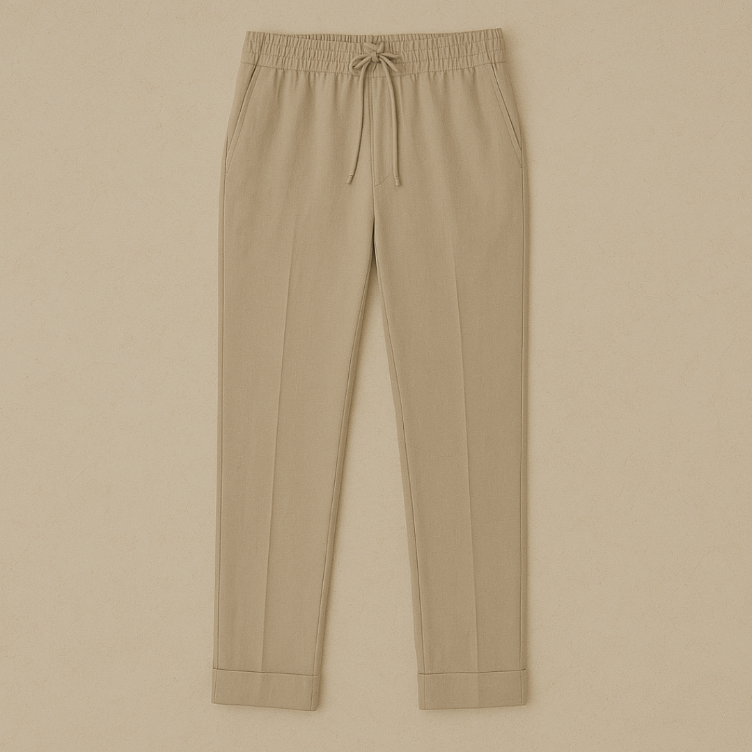 Lars – Summery Linen Men's Golf Trousers