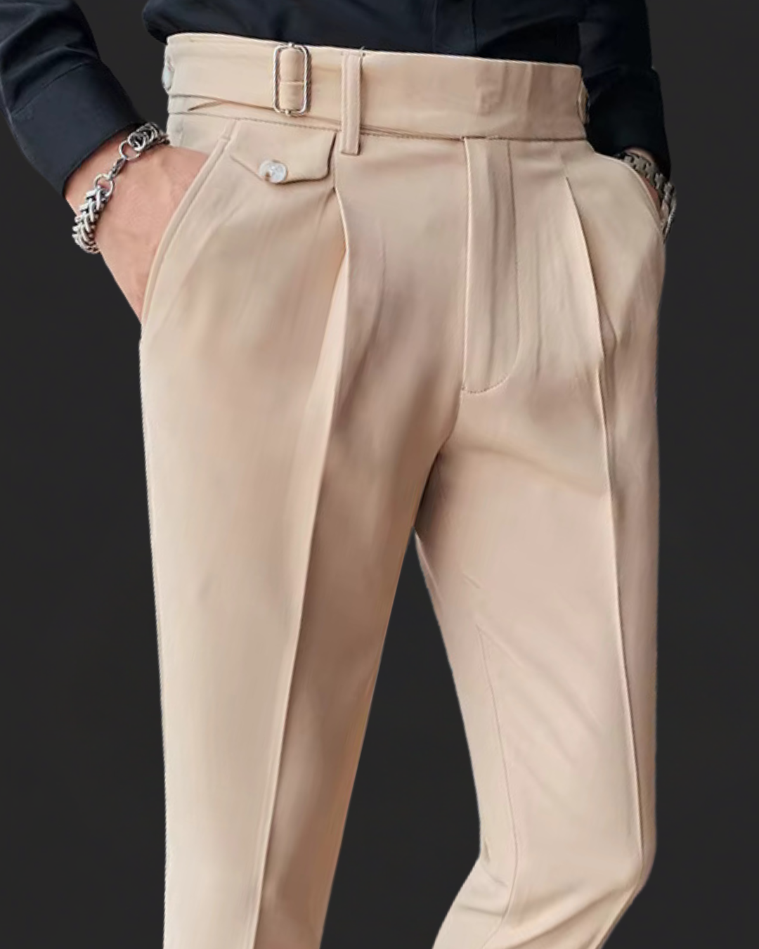 Marcello pleated trousers