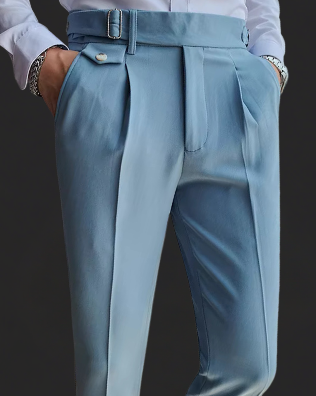 Marcello pleated trousers