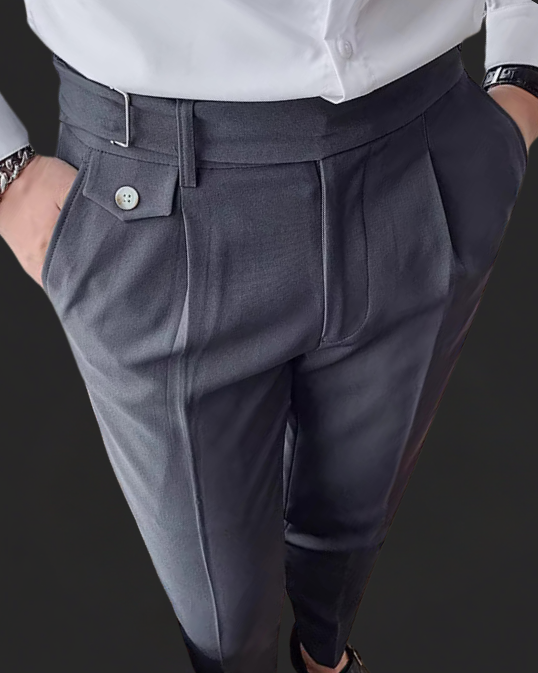 Marcello pleated trousers