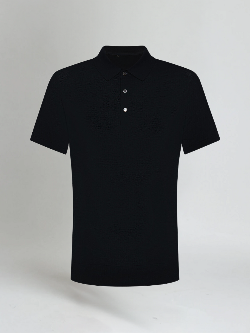 Modern Black Men's Polo Shirt