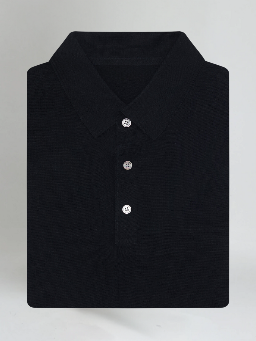 Modern Black Men's Polo Shirt