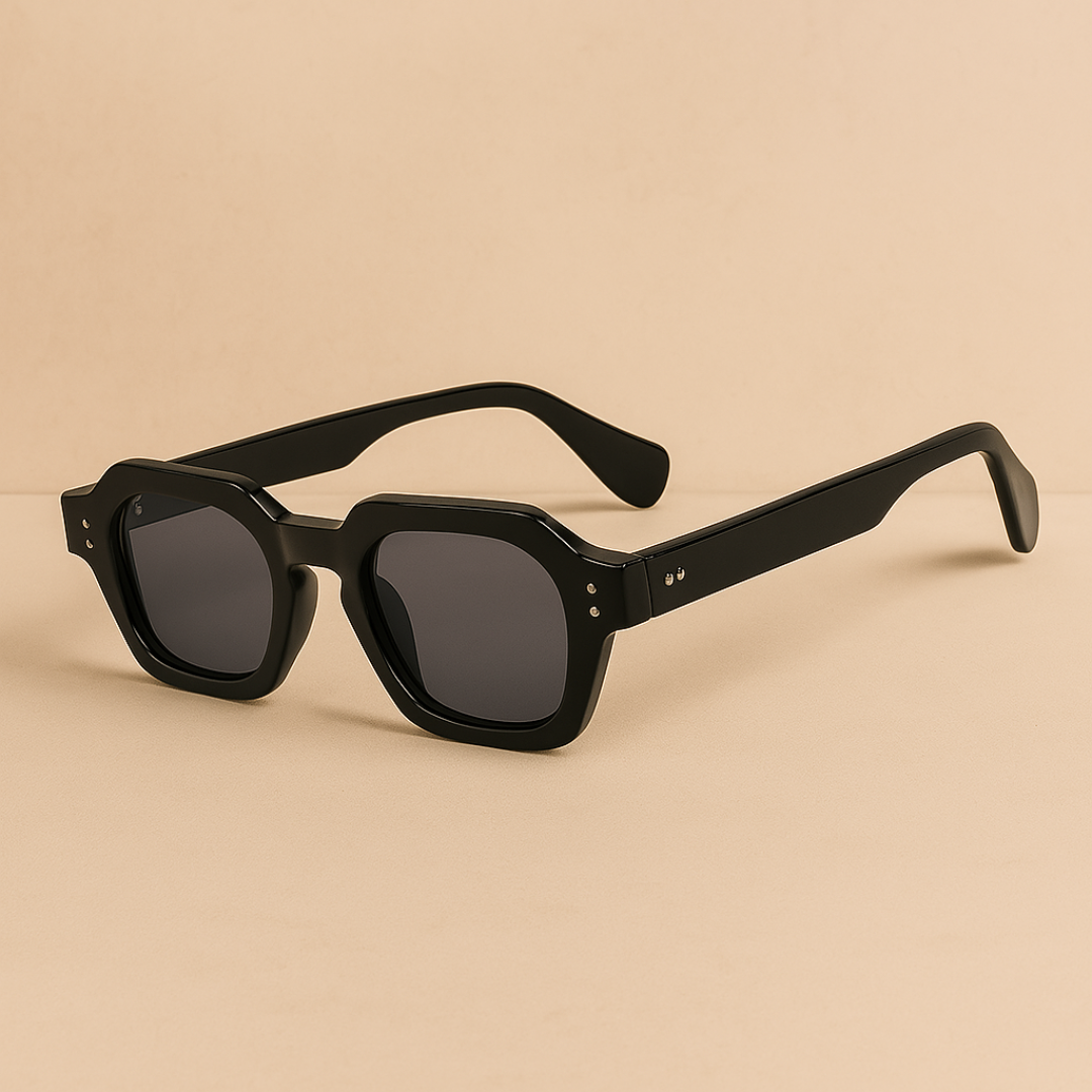 Monaco – Luxurious Retro Sunglasses with Silver Details
