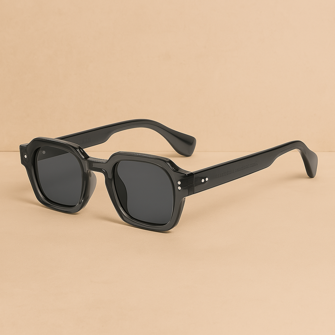 Monaco – Luxurious Retro Sunglasses with Silver Details