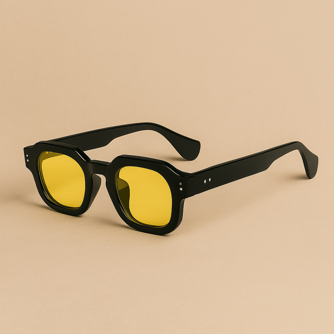 Monaco – Luxurious Retro Sunglasses with Silver Details