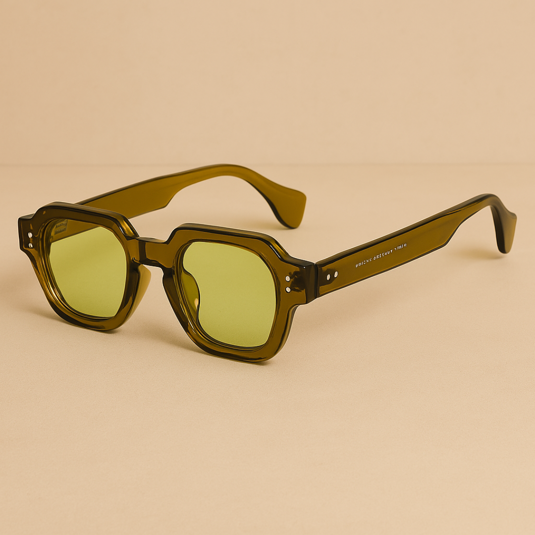 Monaco – Luxurious Retro Sunglasses with Silver Details