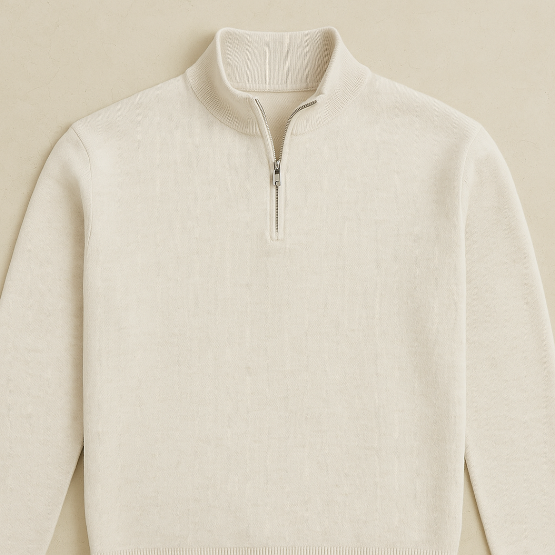 Niels – Comfortable Half-Zip Sweater
