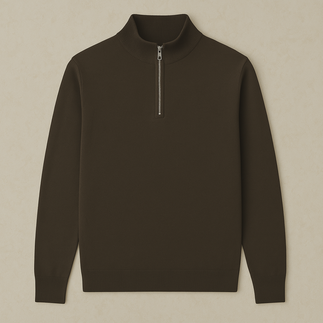 Niels – Comfortable Half-Zip Sweater