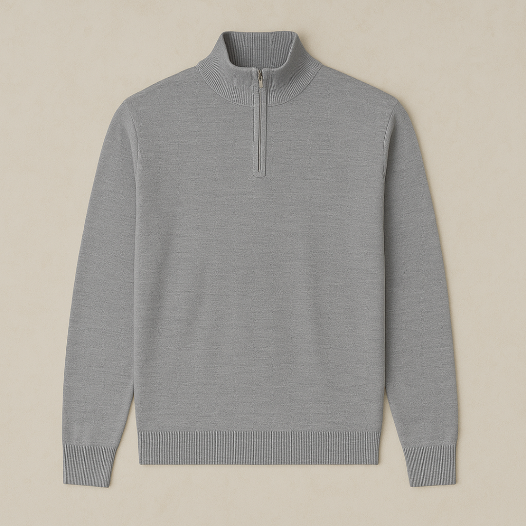 Niels – Comfortable Half-Zip Sweater
