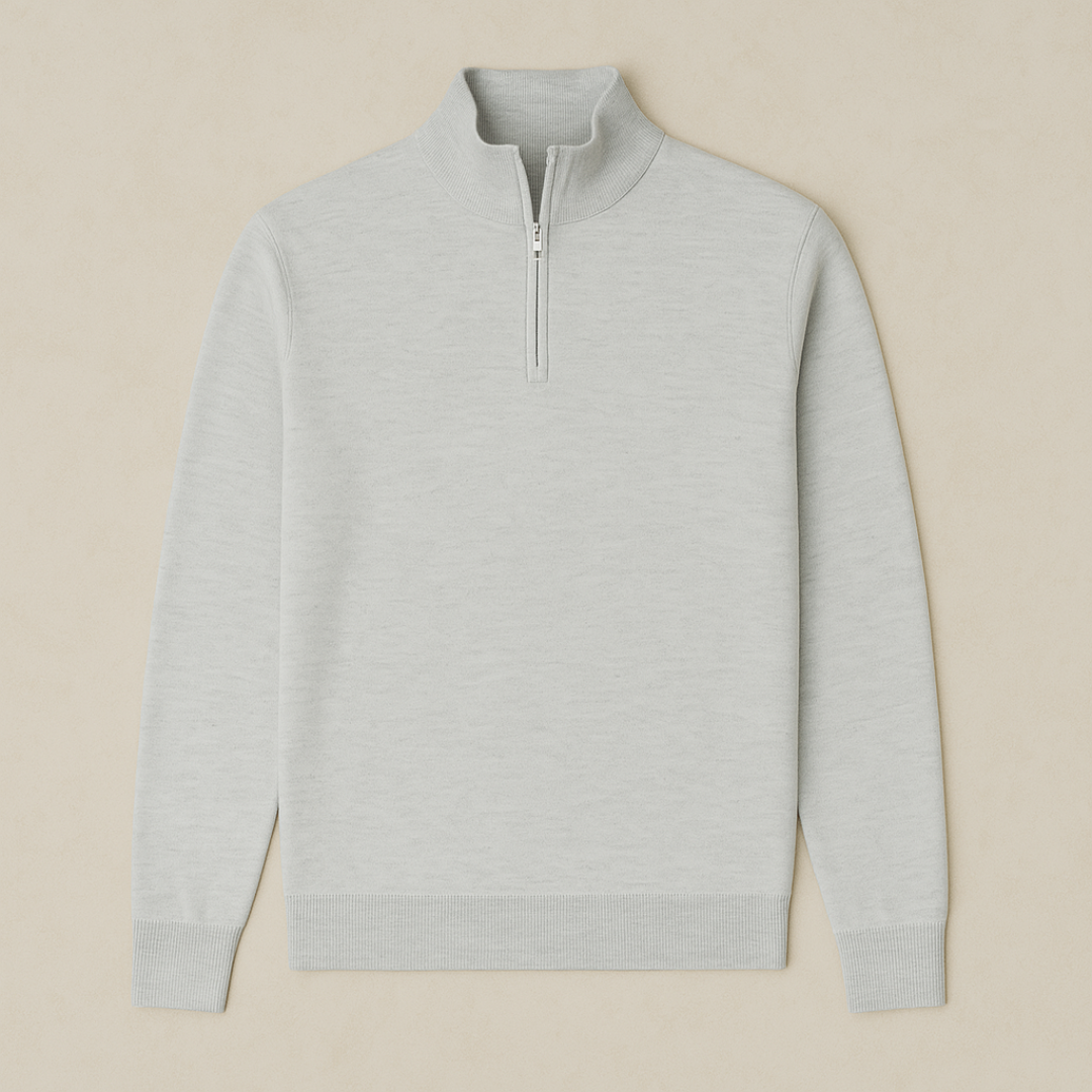 Niels – Comfortable Half-Zip Sweater