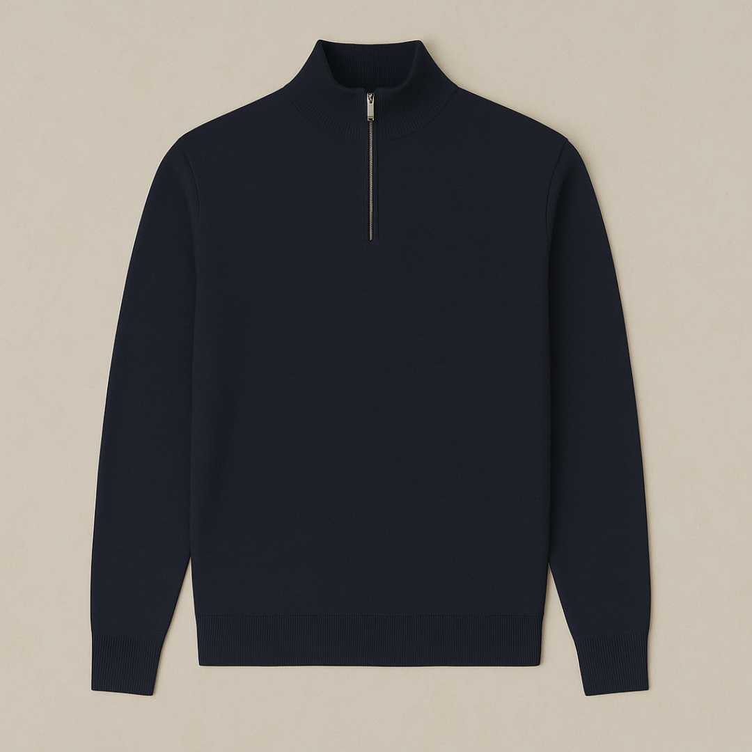 Niels – Comfortable Half-Zip Sweater