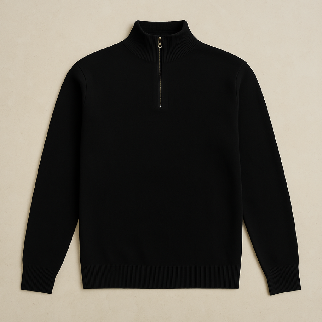 Niels – Comfortable Half-Zip Sweater