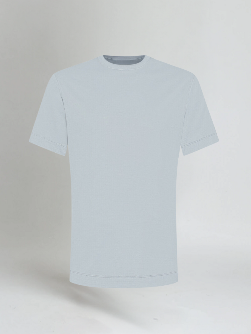 Old Money Grey Basic T-shirt