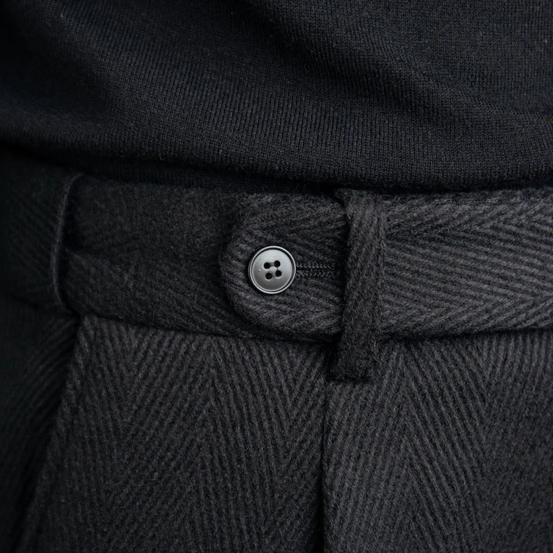 Old Money black stylish trousers