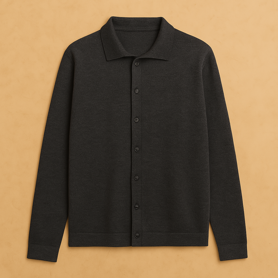 Rasmus – Lightweight Cashwool Polo Vest