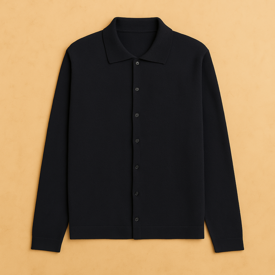 Rasmus – Lightweight Cashwool Polo Vest