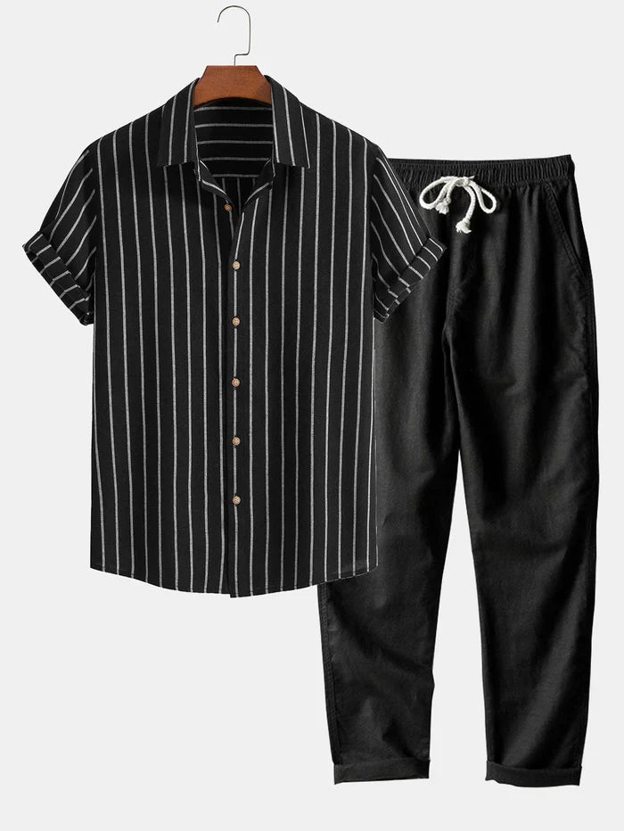 Casual Linned Outfit Herre