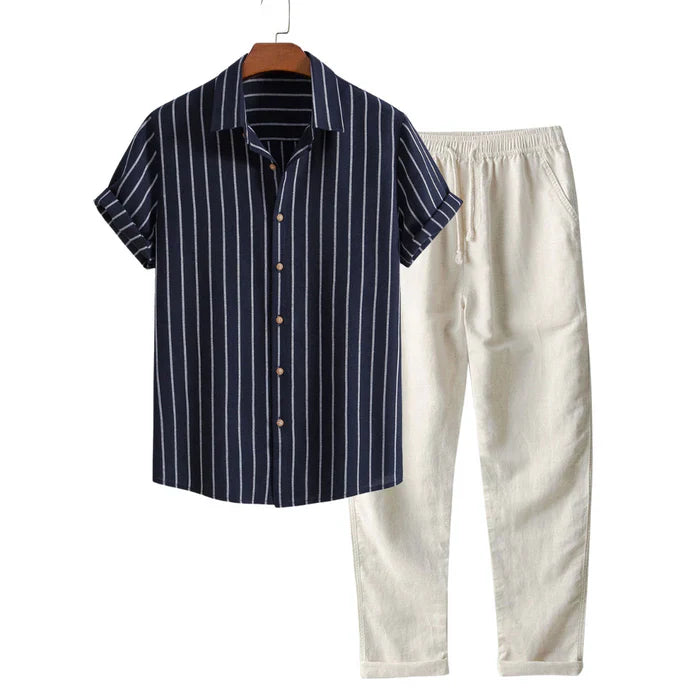 Casual Linned Outfit Herre