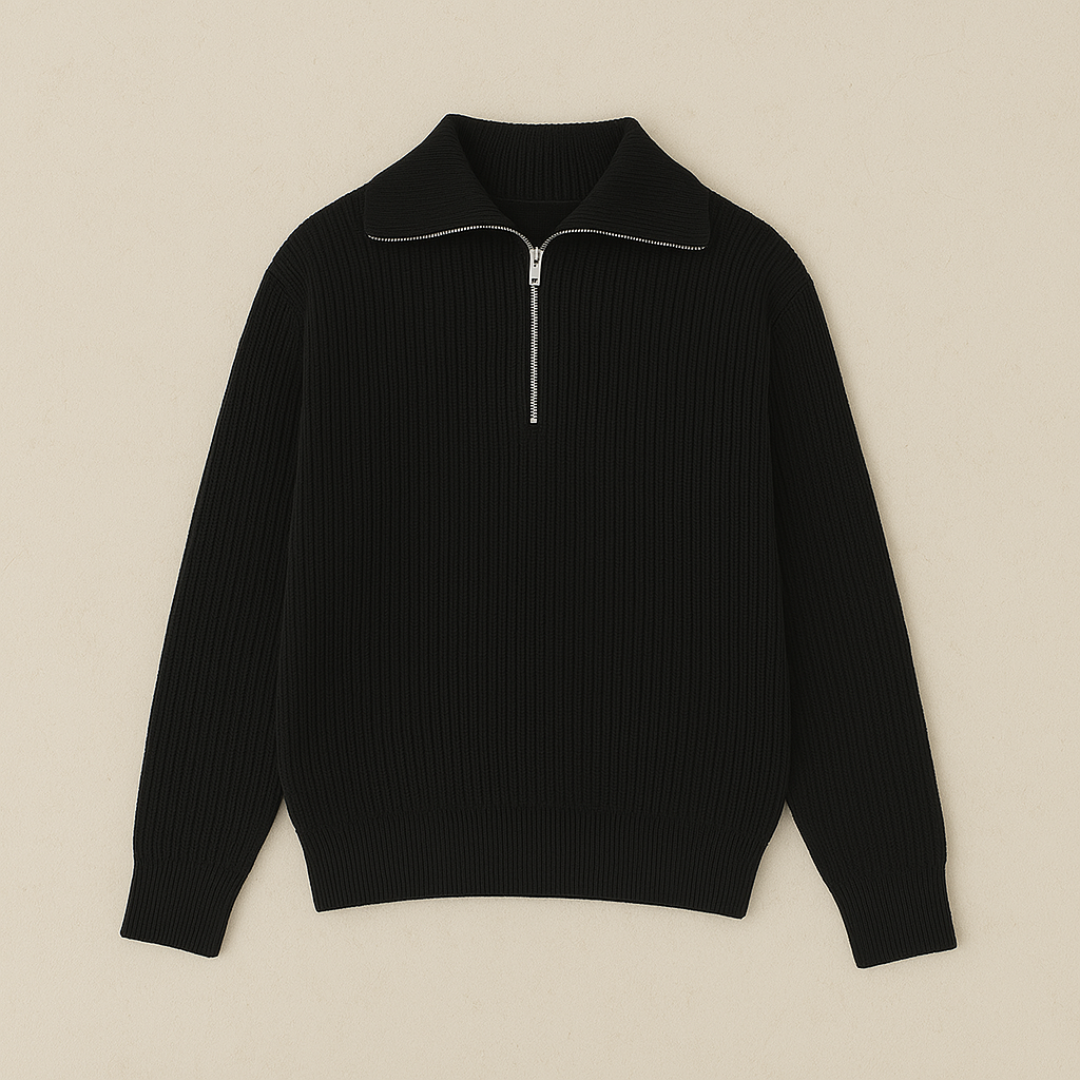 Simon - Premium Half-Zip Nautical Sweater