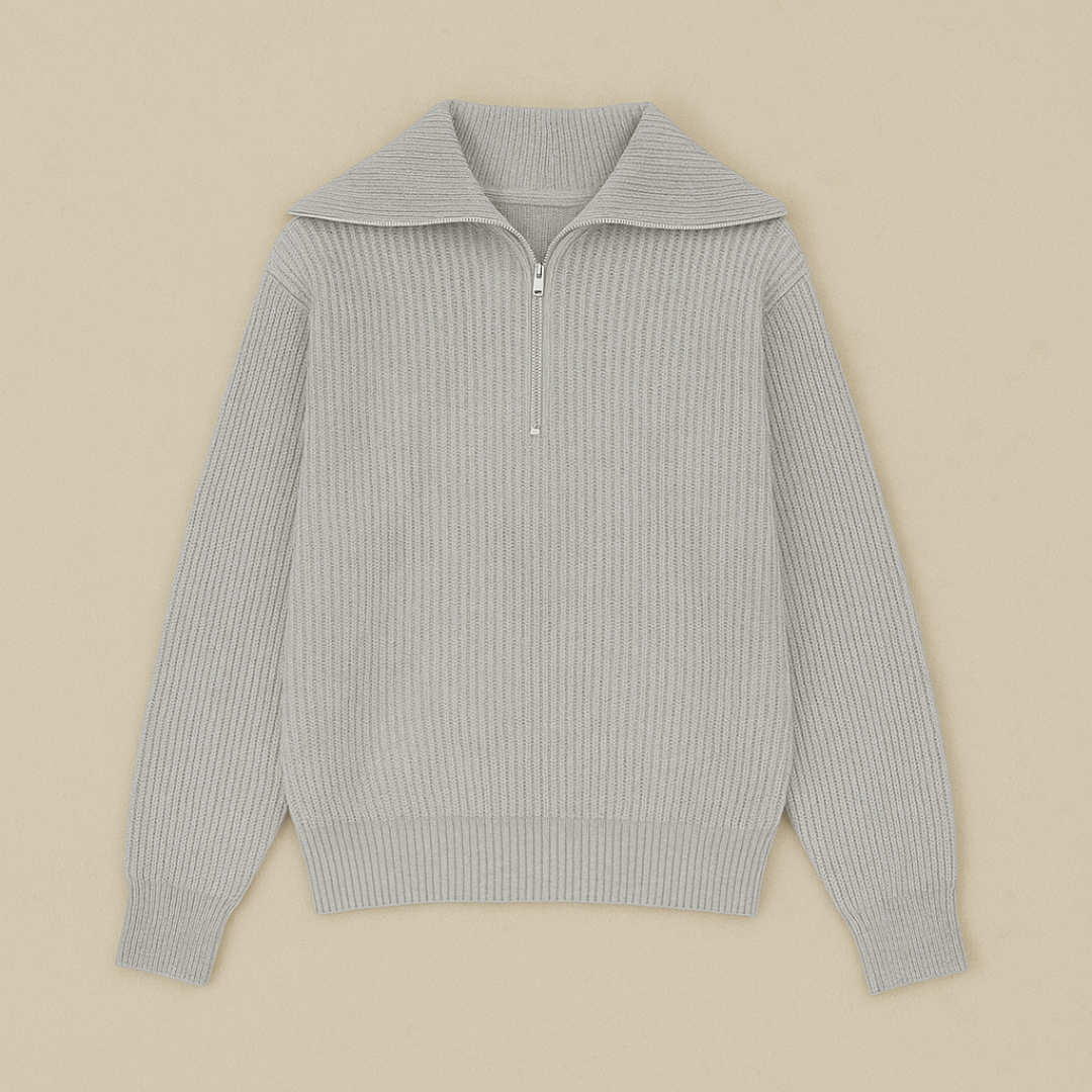 Simon - Premium Half-Zip Nautical Sweater