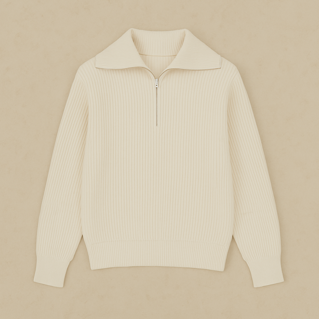 Simon - Premium Half-Zip Nautical Sweater