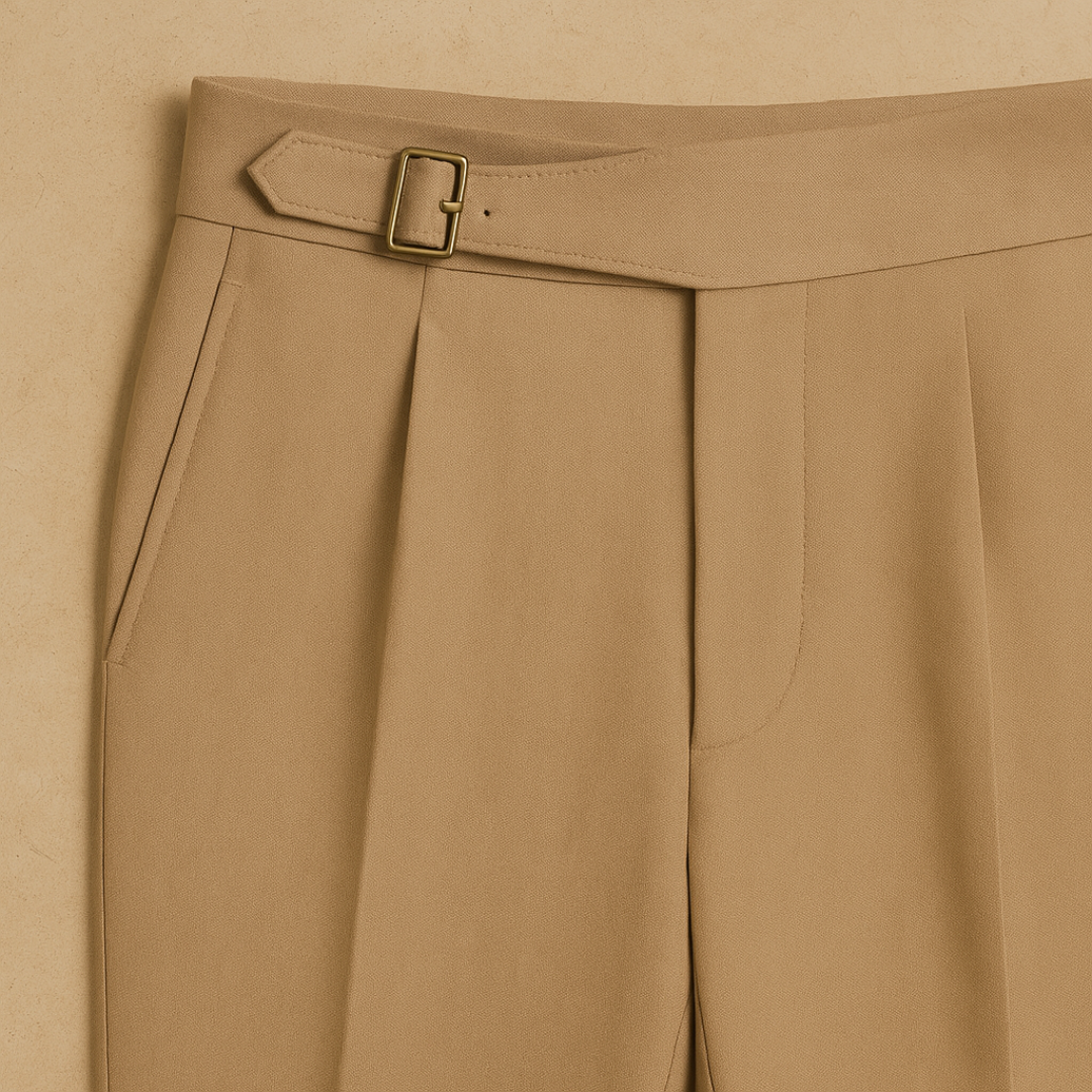 Simon – Elegant High Waisted Trousers