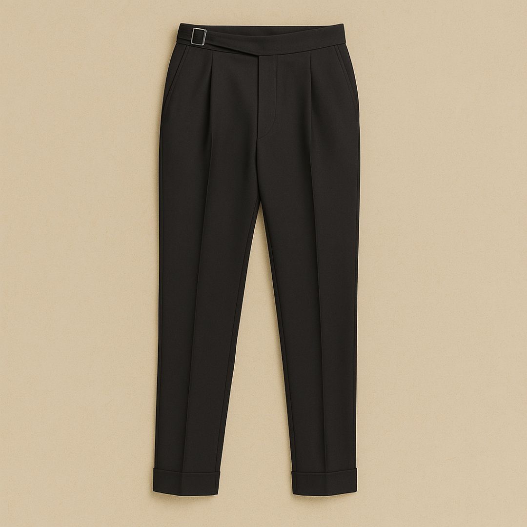 Simon – Elegant High Waisted Trousers