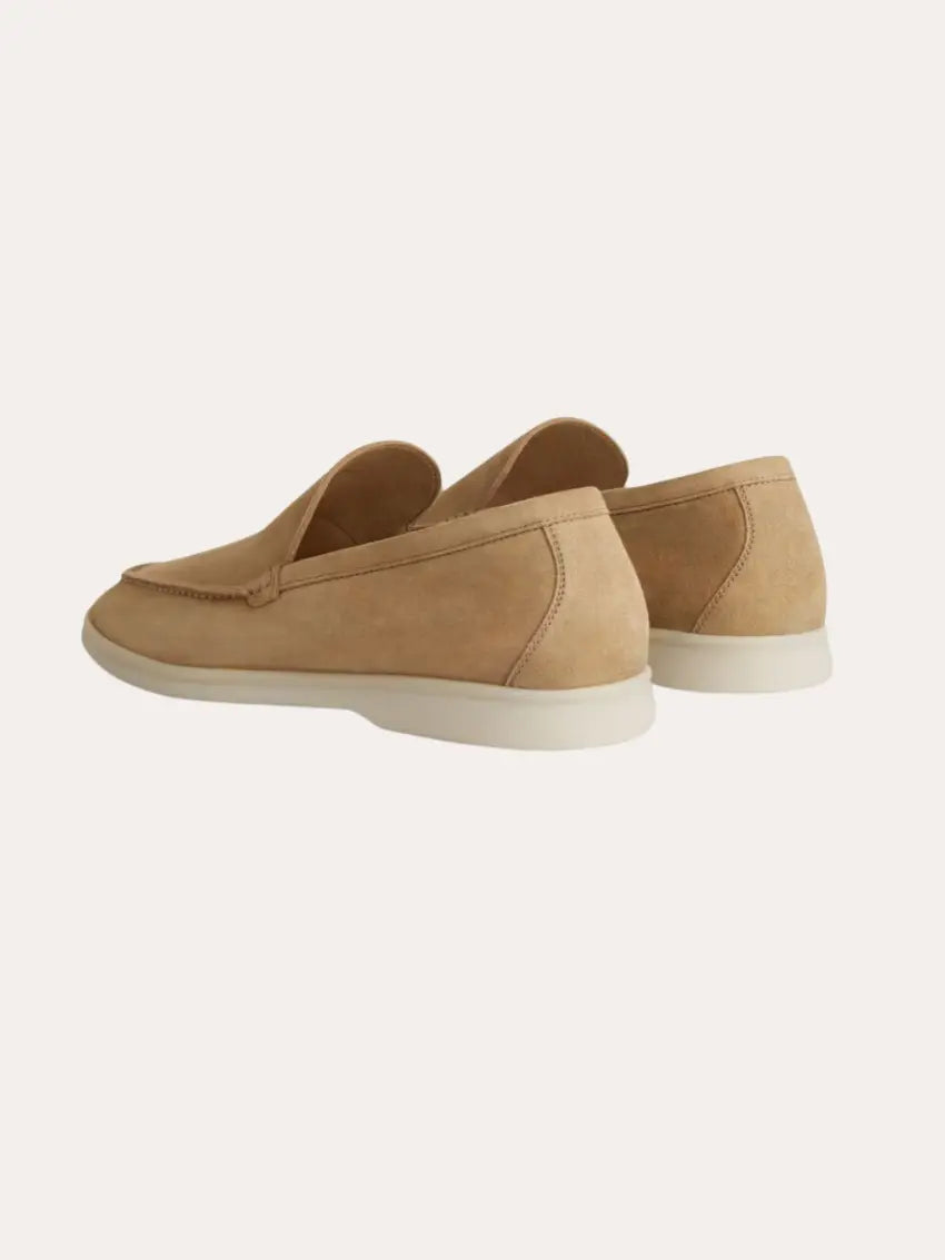 Thomas - Khaki Suede Loafers