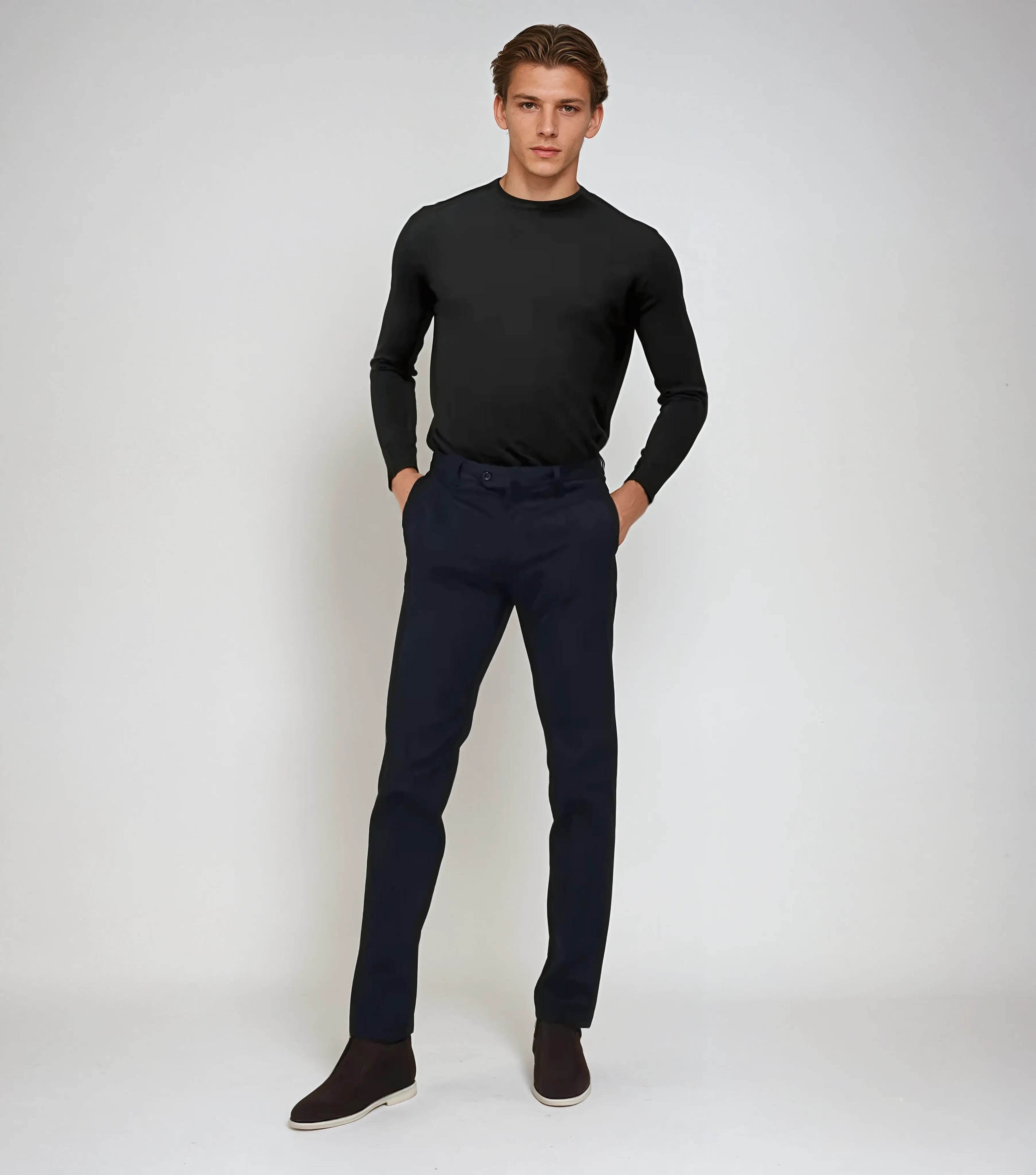 Thomas - Luxury calfskin suede shoes