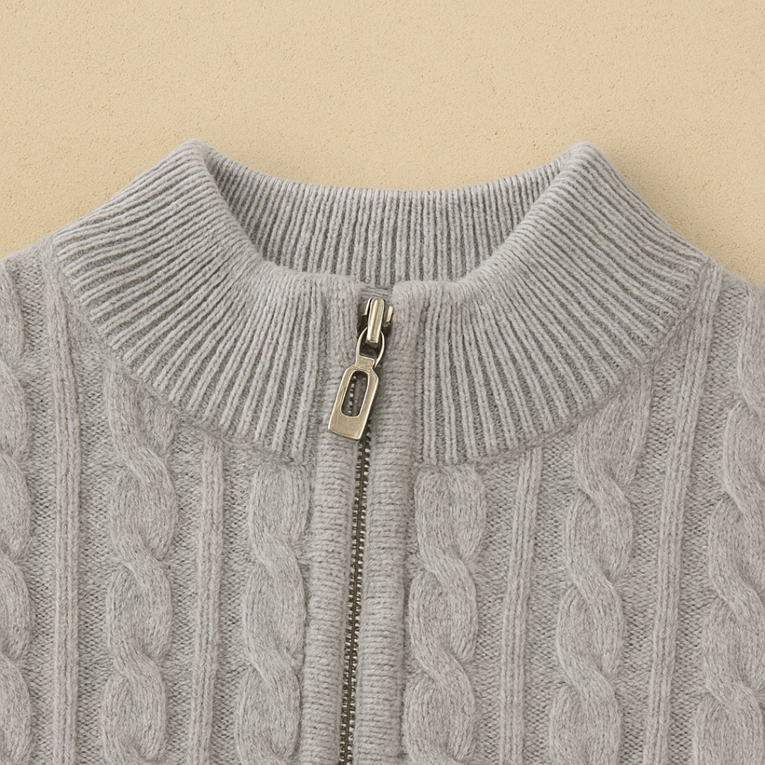 Victor – Luxury Cashmere Half-Zip Sweater