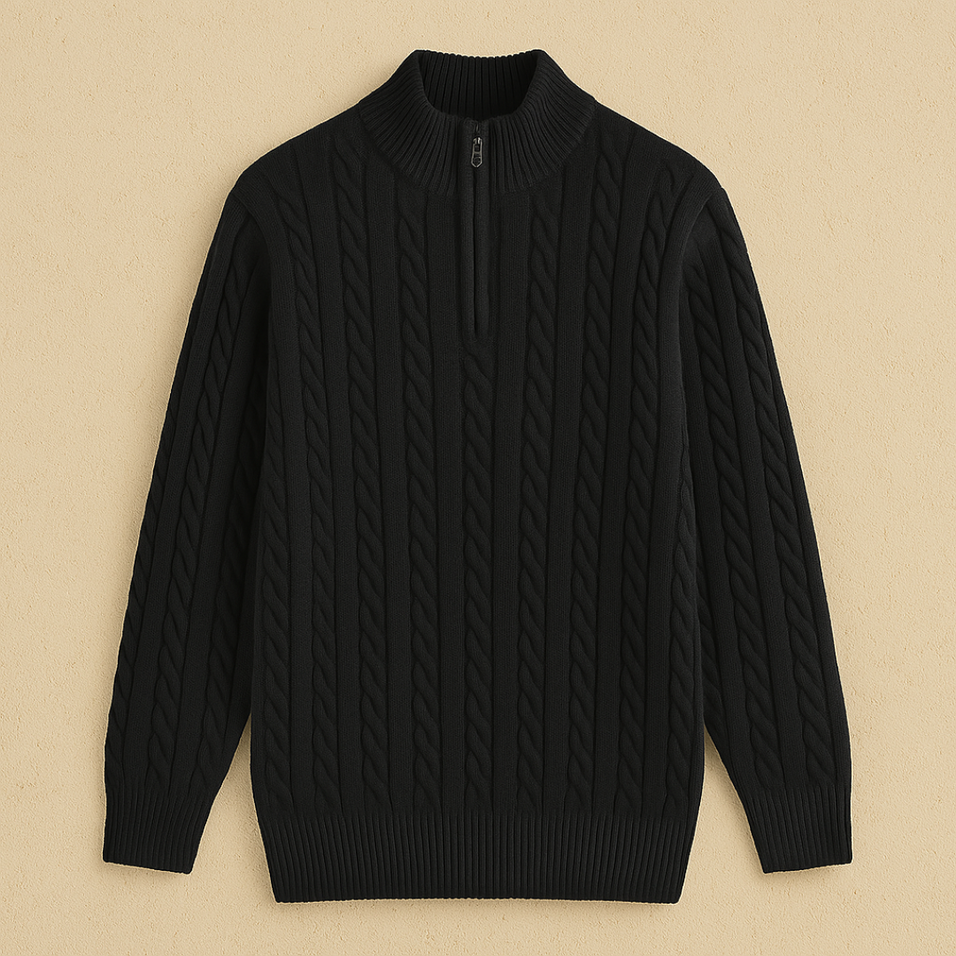 Victor – Luxury Cashmere Half-Zip Sweater