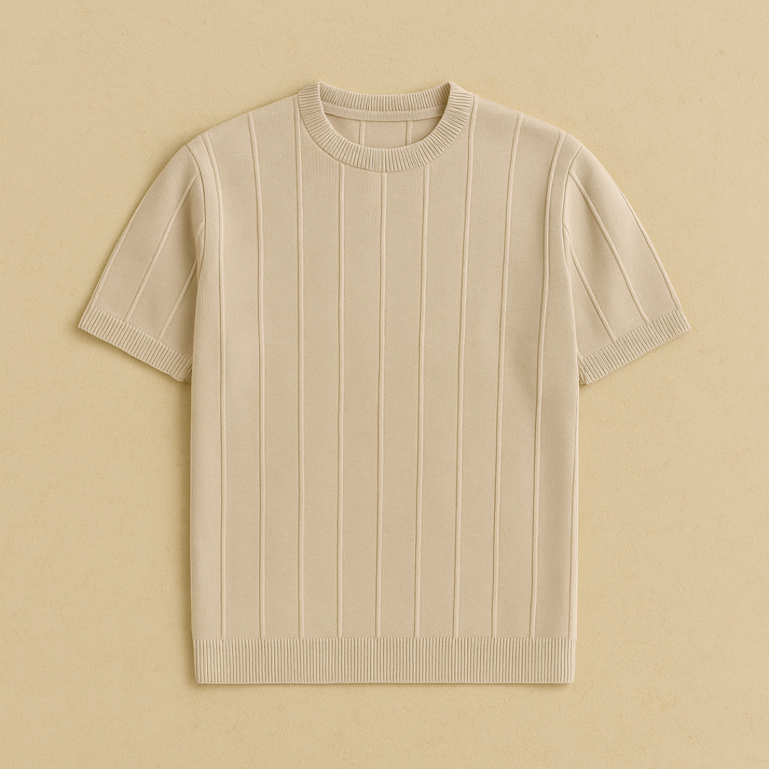 Viktor Ribbed Crewneck T-Shirt