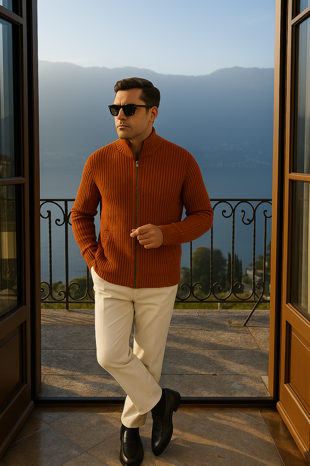 Jasper – Elegant Cashmere Knitted Vest
