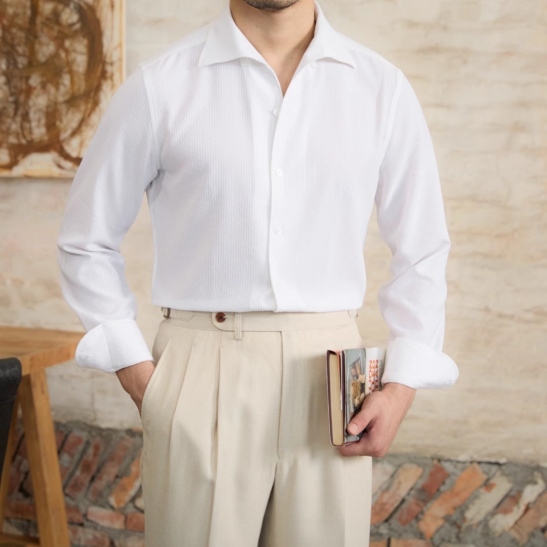Herre Skjorter Slim Fit-5