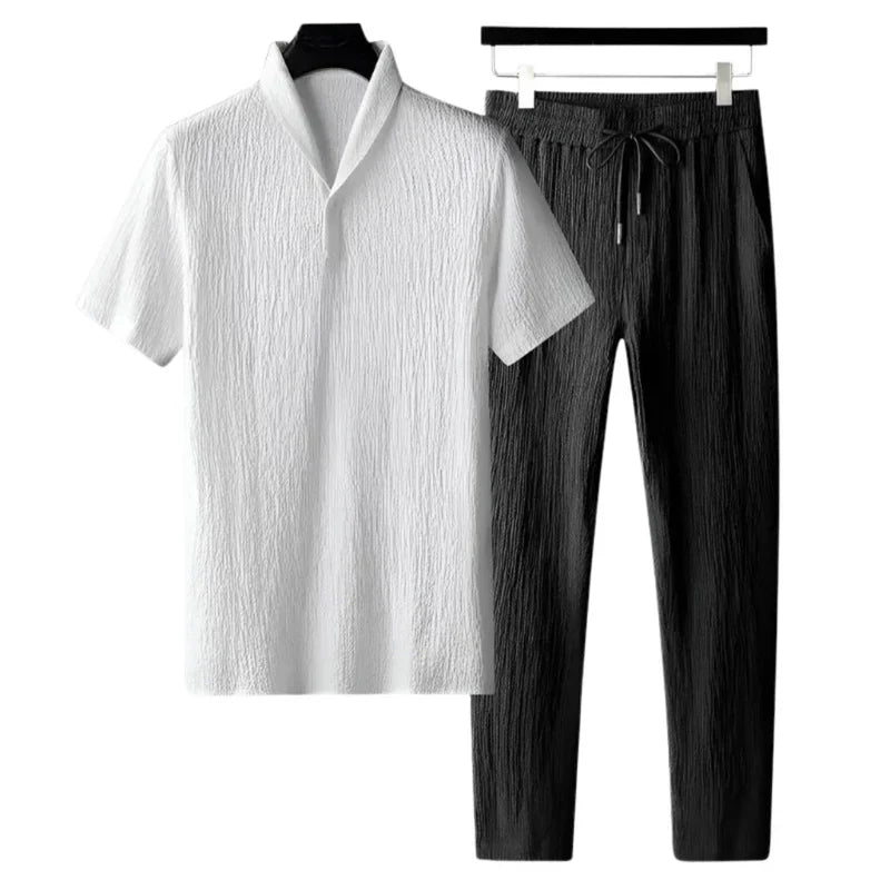 old money linen summer set