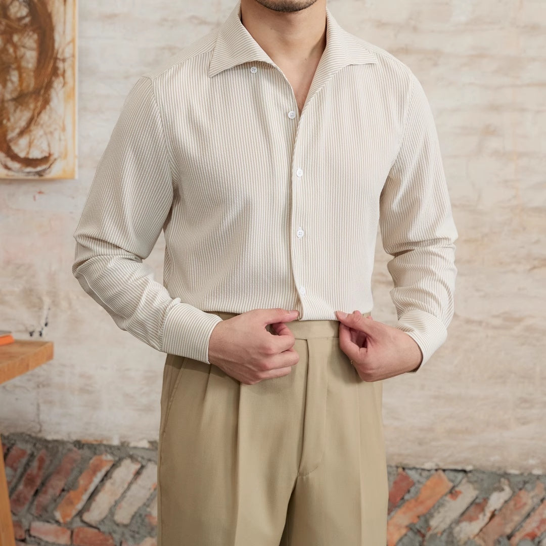 Herre Skjorter Slim Fit-2
