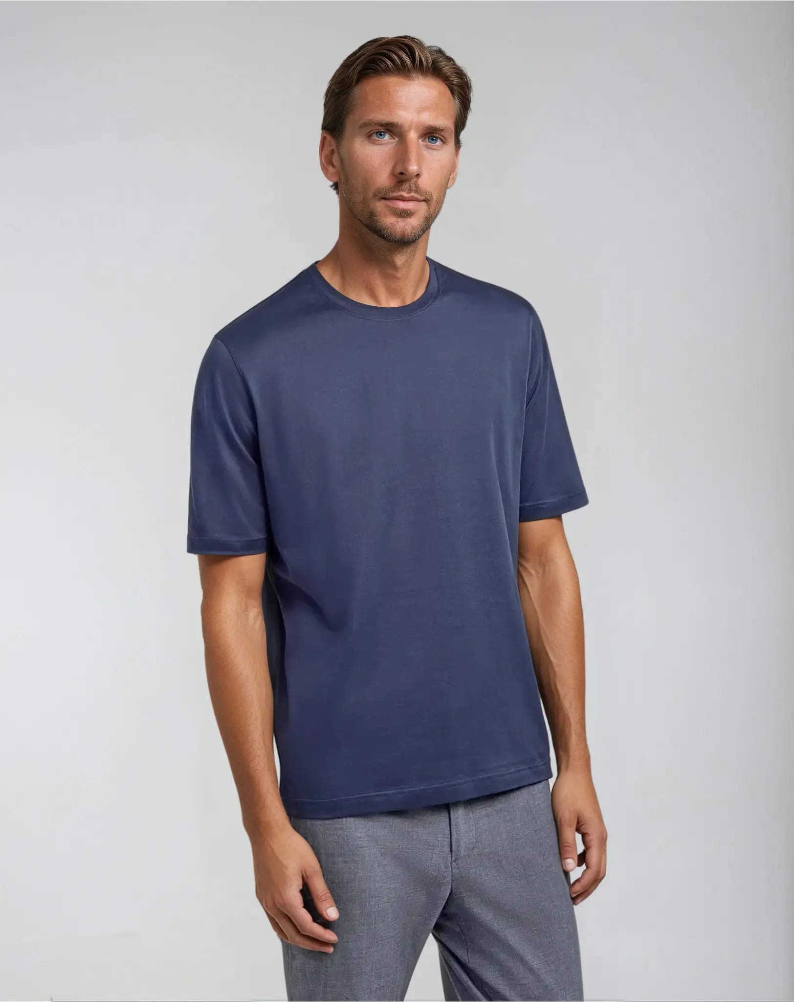 Basic Navy Supima T-shirt