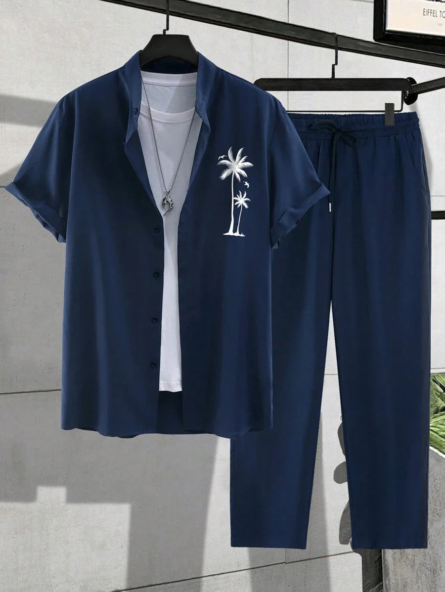 Bradley - Summer beach palm set