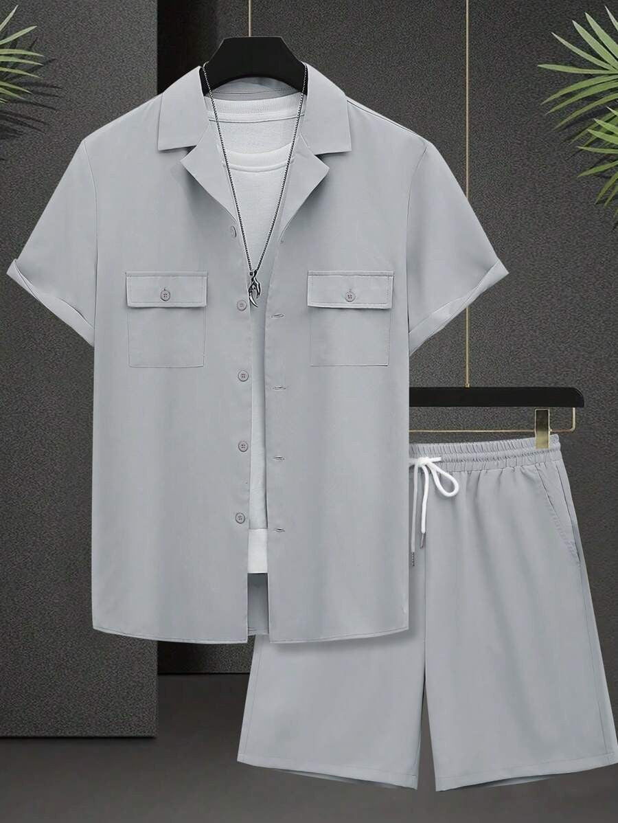 Casual linen summer set